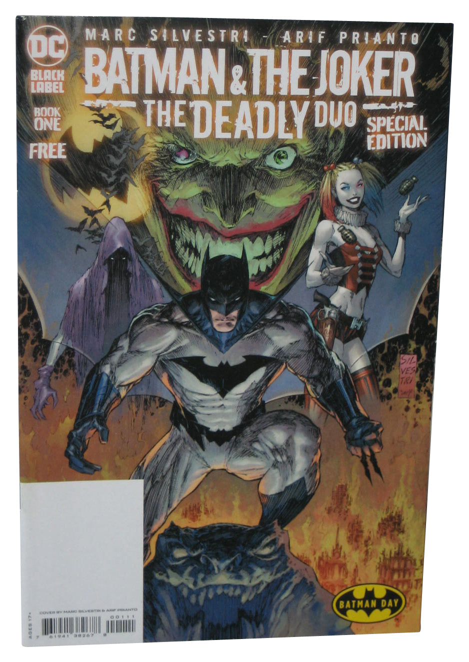 DC Comics Batman & The Joker Deadly Duo Special Edition Black Label Comic Book
