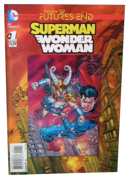 DC Comics New 52 Futures End Superman Wonder Woman (2014) Comic Book #1 - (3D Cover)