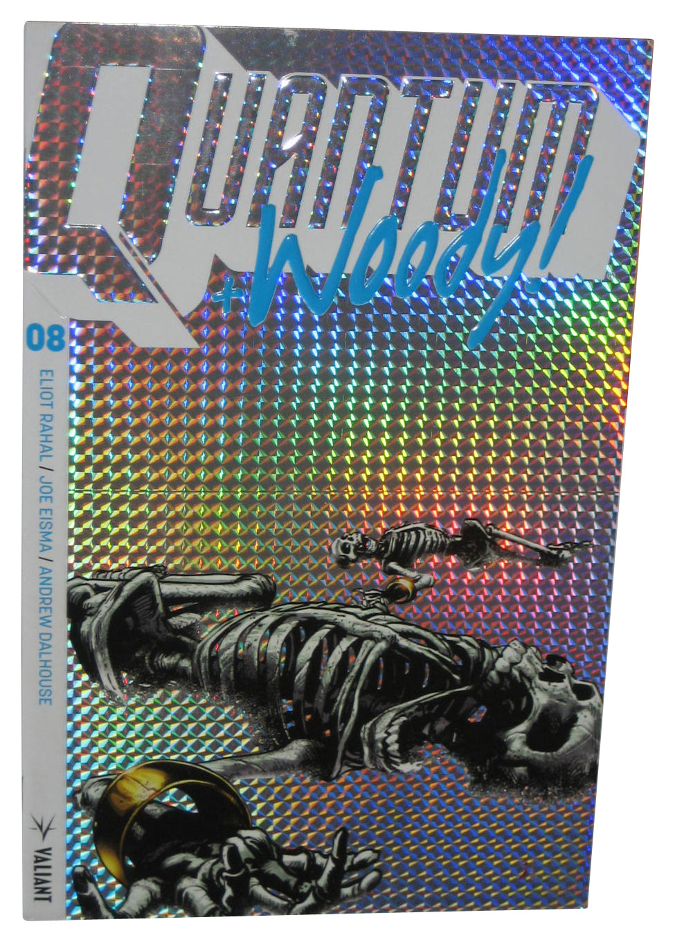 Quantum + Woody (2018) Valiant Foil Shaw Variant Cover Comic Book #8