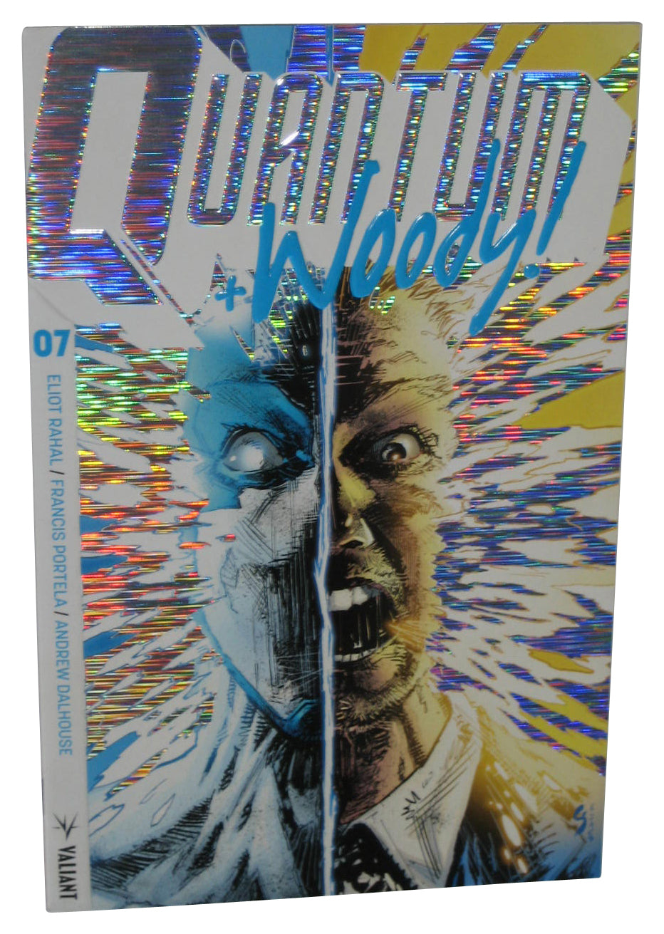 Quantum + Woody (2018) Valiant Foil Shaw Variant Cover Comic Book #7