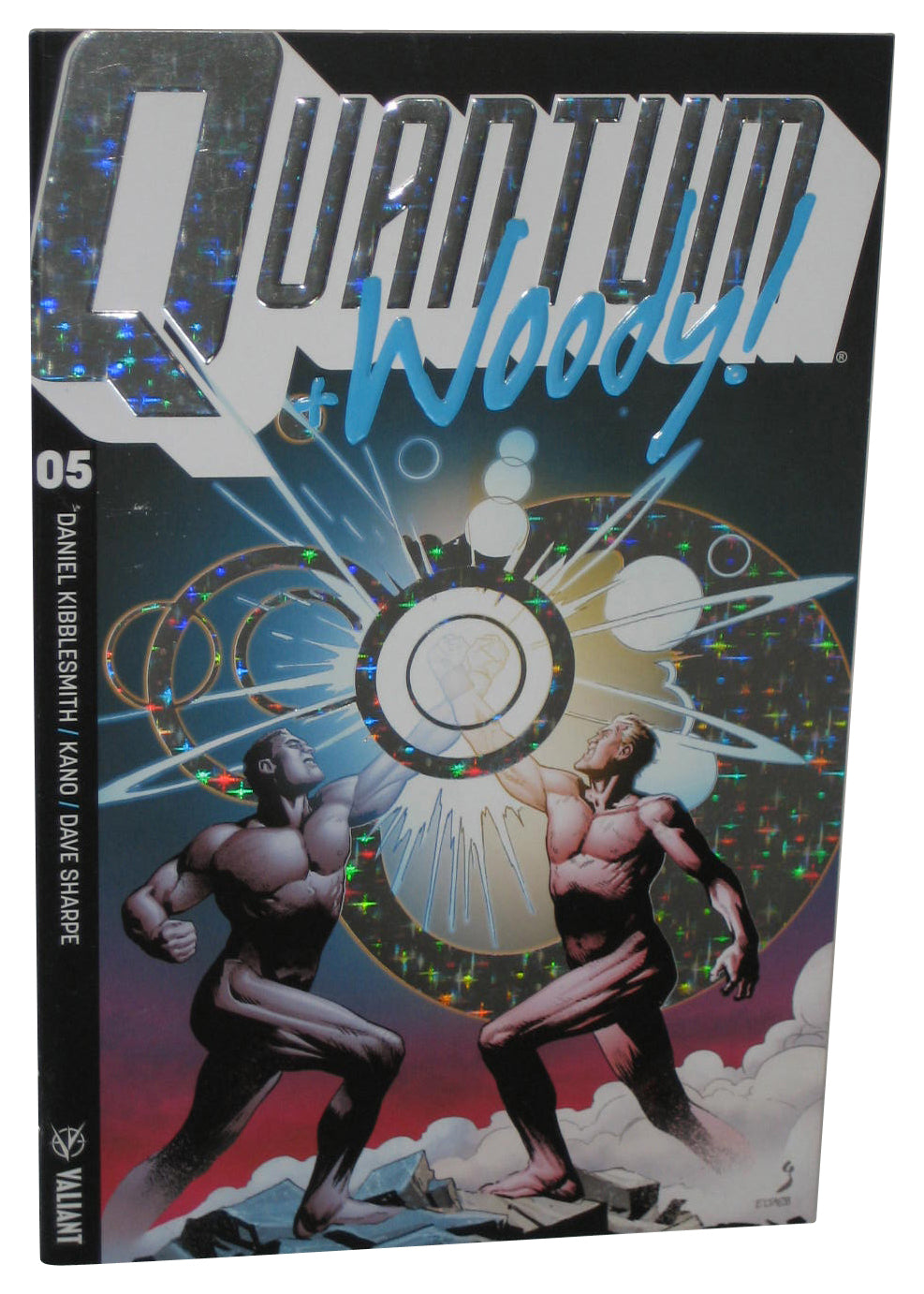 Quantum + Woody (2018) Valiant Foil Shaw Variant Cover Comic Book #5