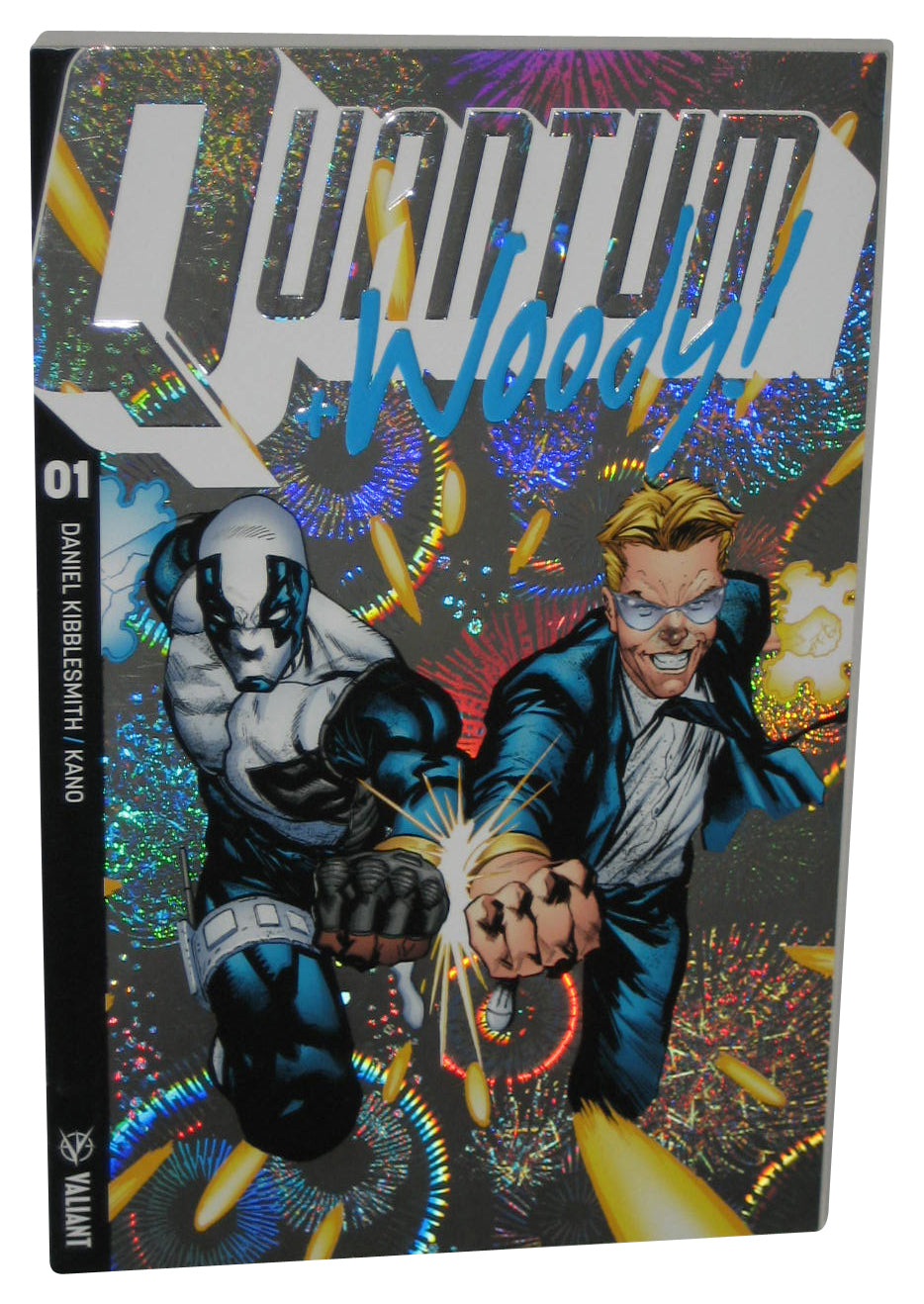 Quantum + Woody (2017) Valiant Foil Shaw Variant Cover Comic Book #1