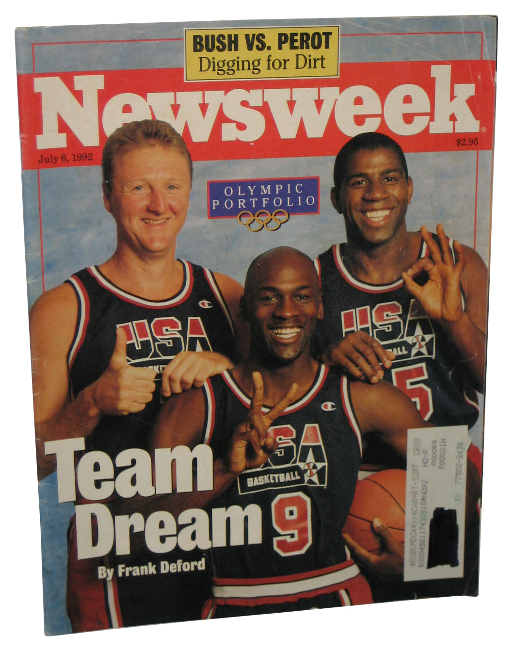 Newsweek July 6 1992 Magazine Book - (Team Dream Olympics Michael Jordan Cover)