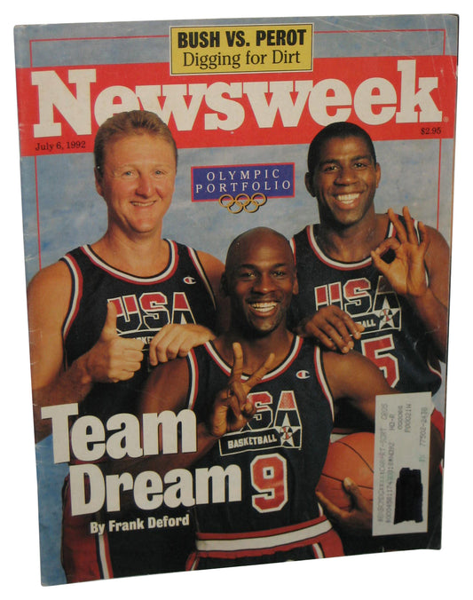 Newsweek July 6 1992 Magazine Book - (Team Dream Olympics Michael Jordan Cover)