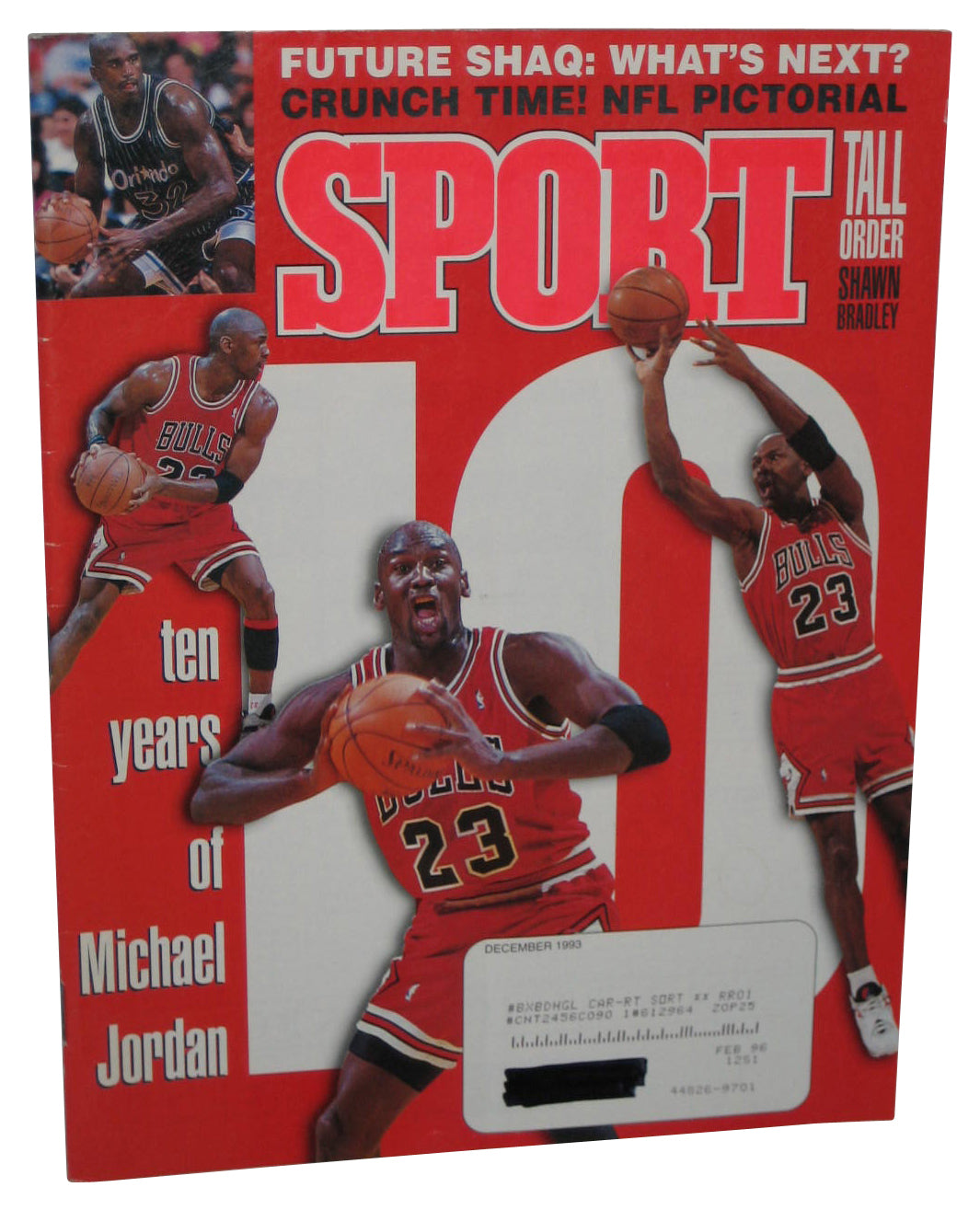 Sport December 1993 Magazine Book - (Michael Jordan Bulls Cover)