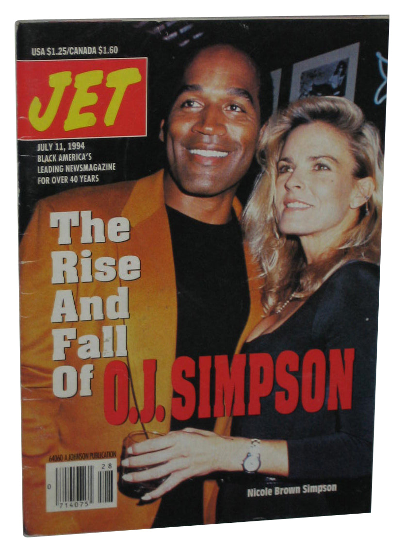 Jet July 11 1994 Magazine Book - (Rose And Fall of O.J. Simpson Cover)