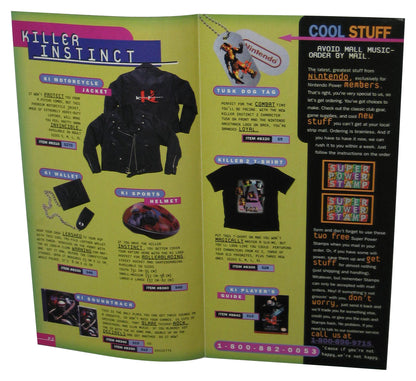 Nintendo Power Club Super Power Supplies Spring 1996 Video Game Catalog Book