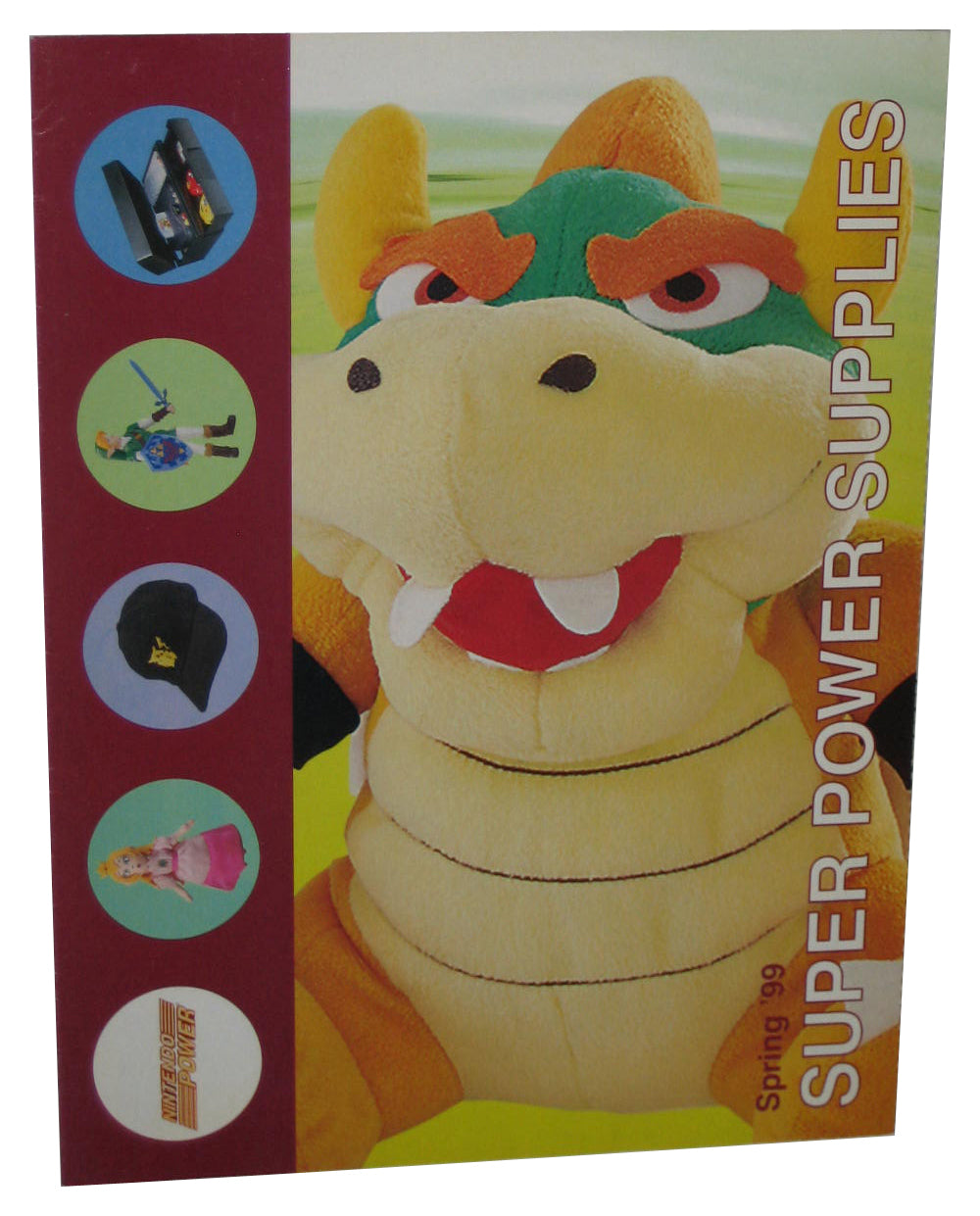 Nintendo Power Club Super Power Supplies Spring 1999 Catalog Book - (Bowser Cover)