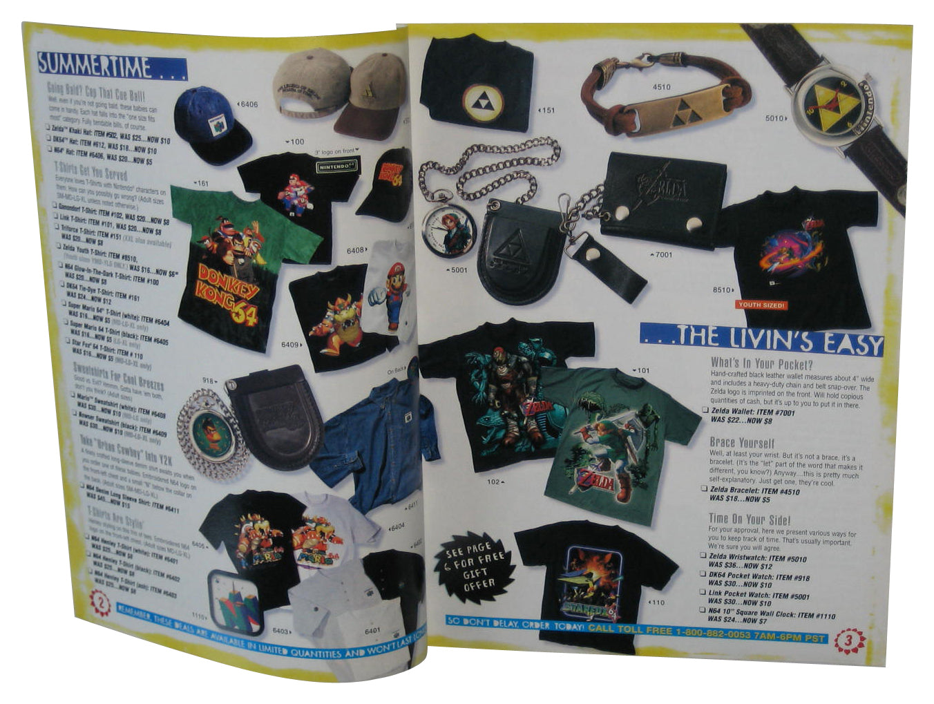 Nintendo Power Club Super Power Supplies Spring & Summer 2000 Catalog Book