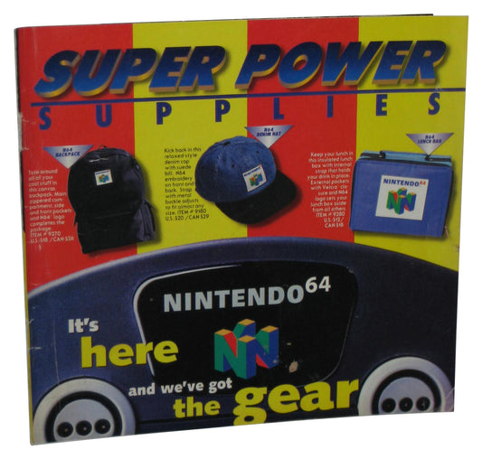 Nintendo Power Supplies Nintendo 64 N64 Video Game Catalog Book
