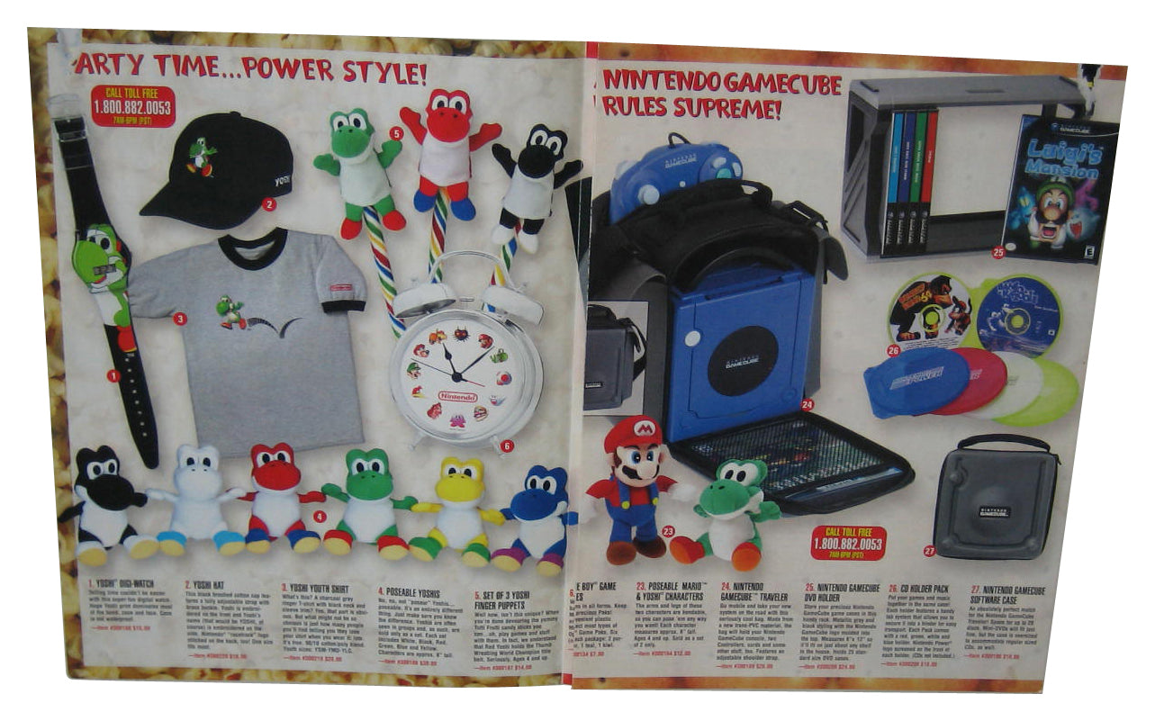 Nintendo Power Create Ultimate Video Game Room Supplies Winter 2001 Catalog Book