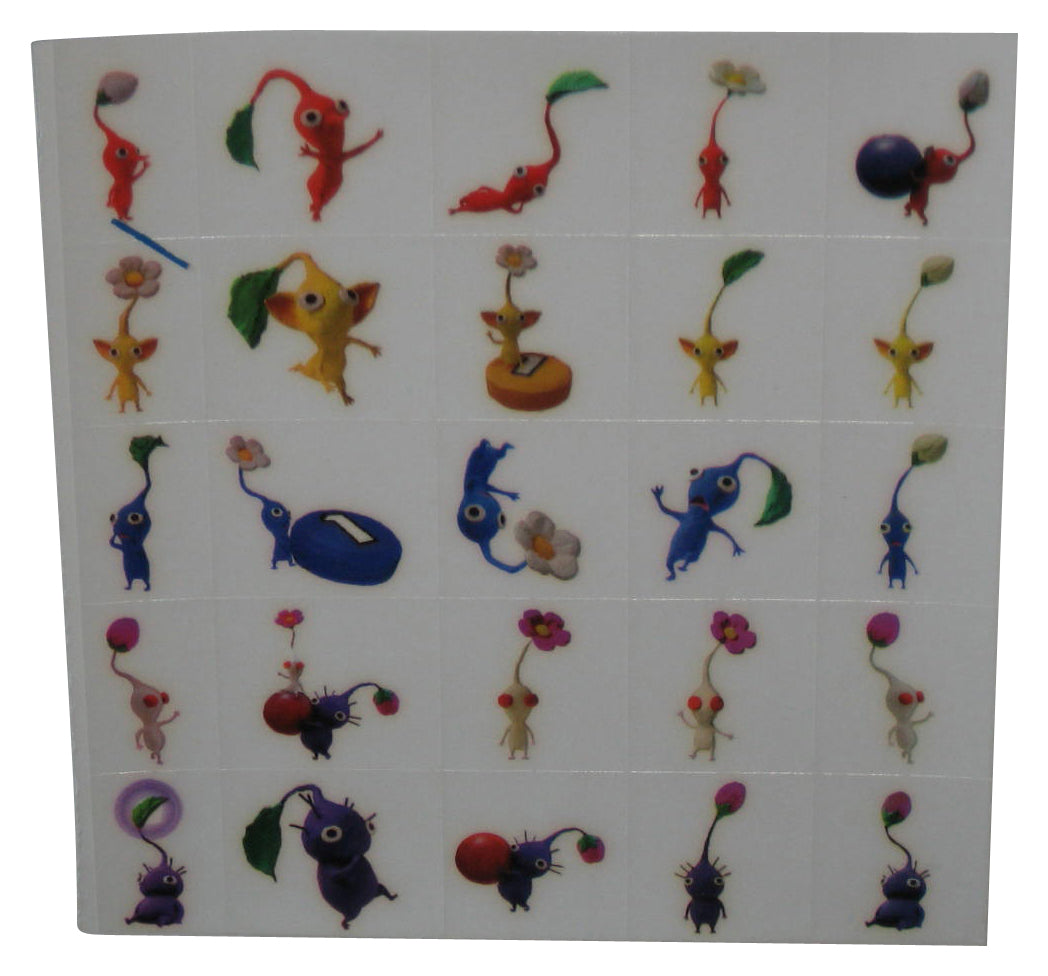Nintendo Power Magazine Pikmin Gamecube Sticker Sheet - (25 Stickers)
