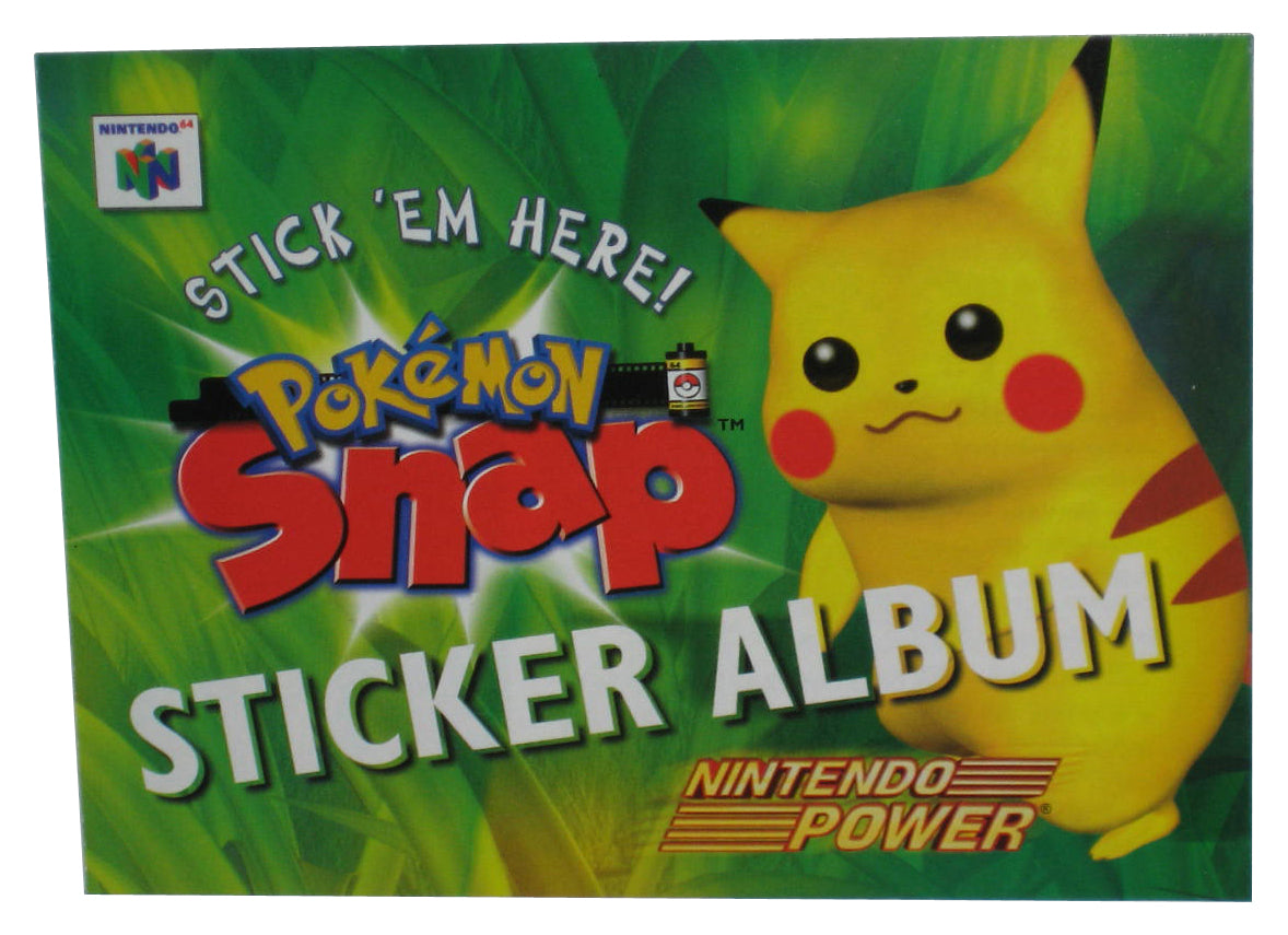 Nintendo 64 Pokemon Snap (1999) Video Game Sticker Album