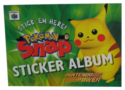 Nintendo 64 Pokemon Snap (1999) Video Game Sticker Album