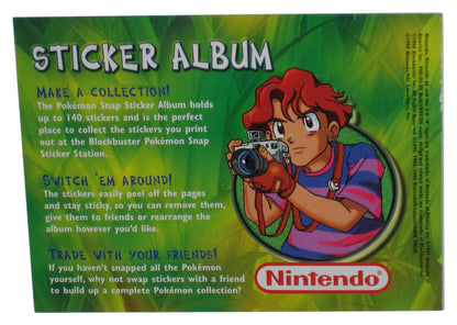 Nintendo 64 Pokemon Snap (1999) Video Game Sticker Album