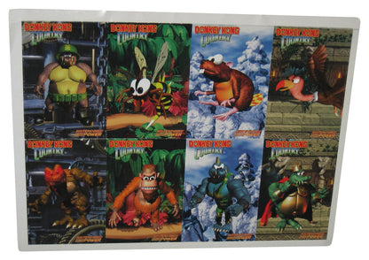 Nintendo Power Donkey Kong Country Card Sheet - (8 Cards)