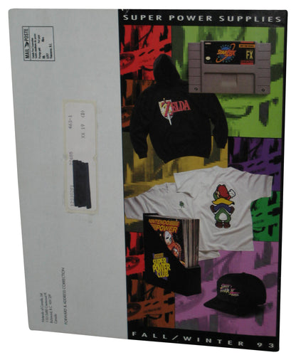 Nintendo Power Super Supplies Fall Winter 1993 Video Game Catalog Book