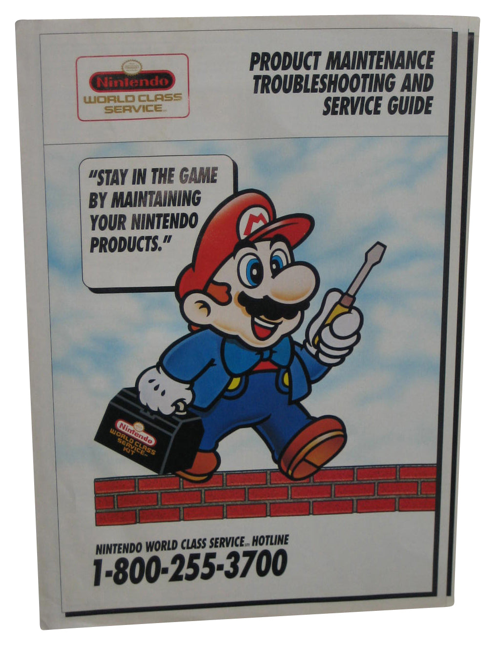 Nintendo Product Maintenance Troubleshooting & Service Guide Book