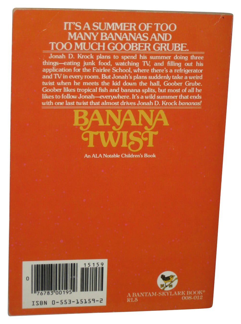 Banana Twist (1982) Bantam-Skylark Paperback Book - (Florence Parry Heide)