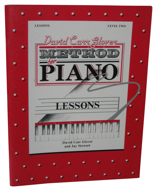 David Carr Glover Method For Piano Lessons (1989) Level 2 Paperback Book