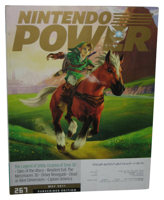 Nintendo Power May 2011 Magazine Book #267 w/ Pokemon Poster - (Legend of Zelda Ocarina of Time 3D Cover)