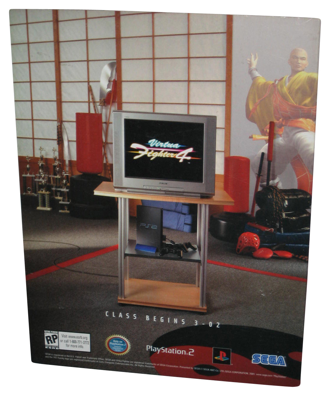 GamePro February 2002 Magazine Book #161 w/ Sonic 2 Adventure Battle Poster - (Final Fantasy X Auron Cover)