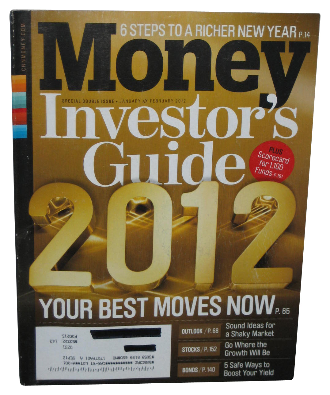 Money January February 2012 Magazine Book - (Investor's Guide Special Double Issue)
