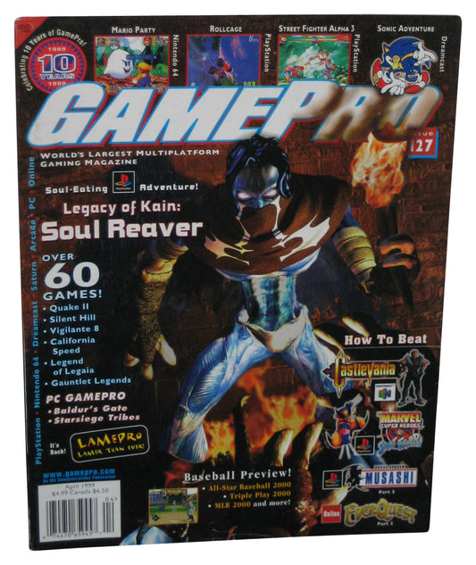 GamePro April 1999 Magazine Book #127 - (Legacy of Kain Soul Reaver Cover)