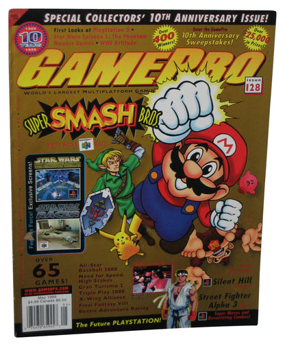 GamePro May 1999 Magazine Book #128 - (Super Smash Bros. Cover)