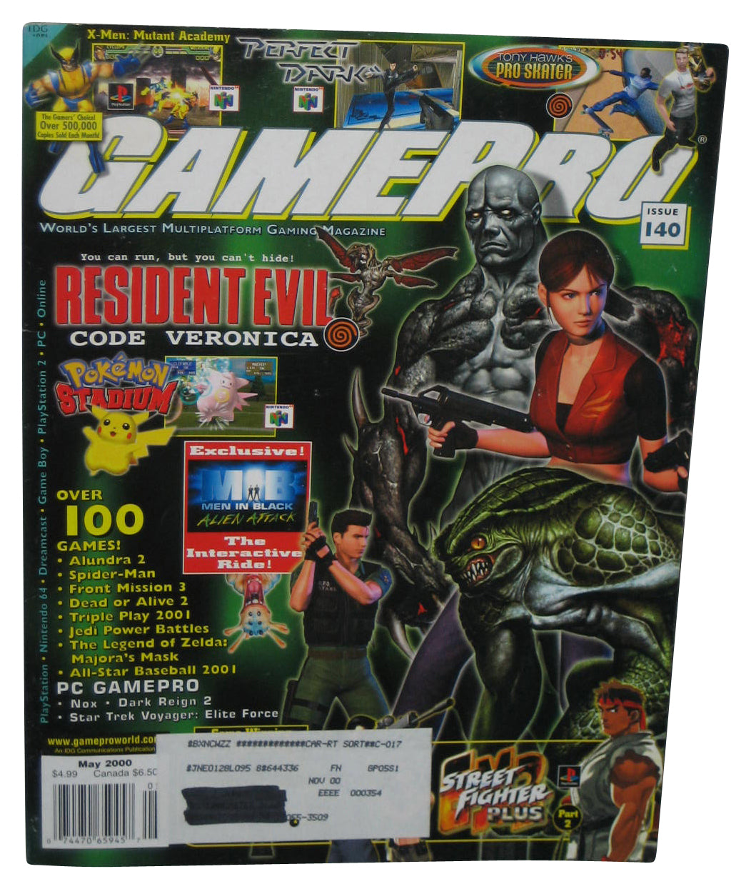 GamePro May 2000 Magazine Book #140 - (Resident Evil Code Veronica Cover)