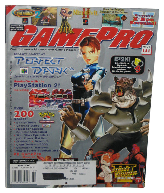 GamePro June 2000 Magazine Book #141 - (Perfect Dark Cover)