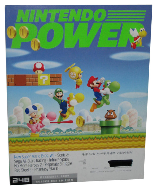 Nintendo Power December 2009 Magazine Book #248 - (Super Mario Bros. Wii Cover)