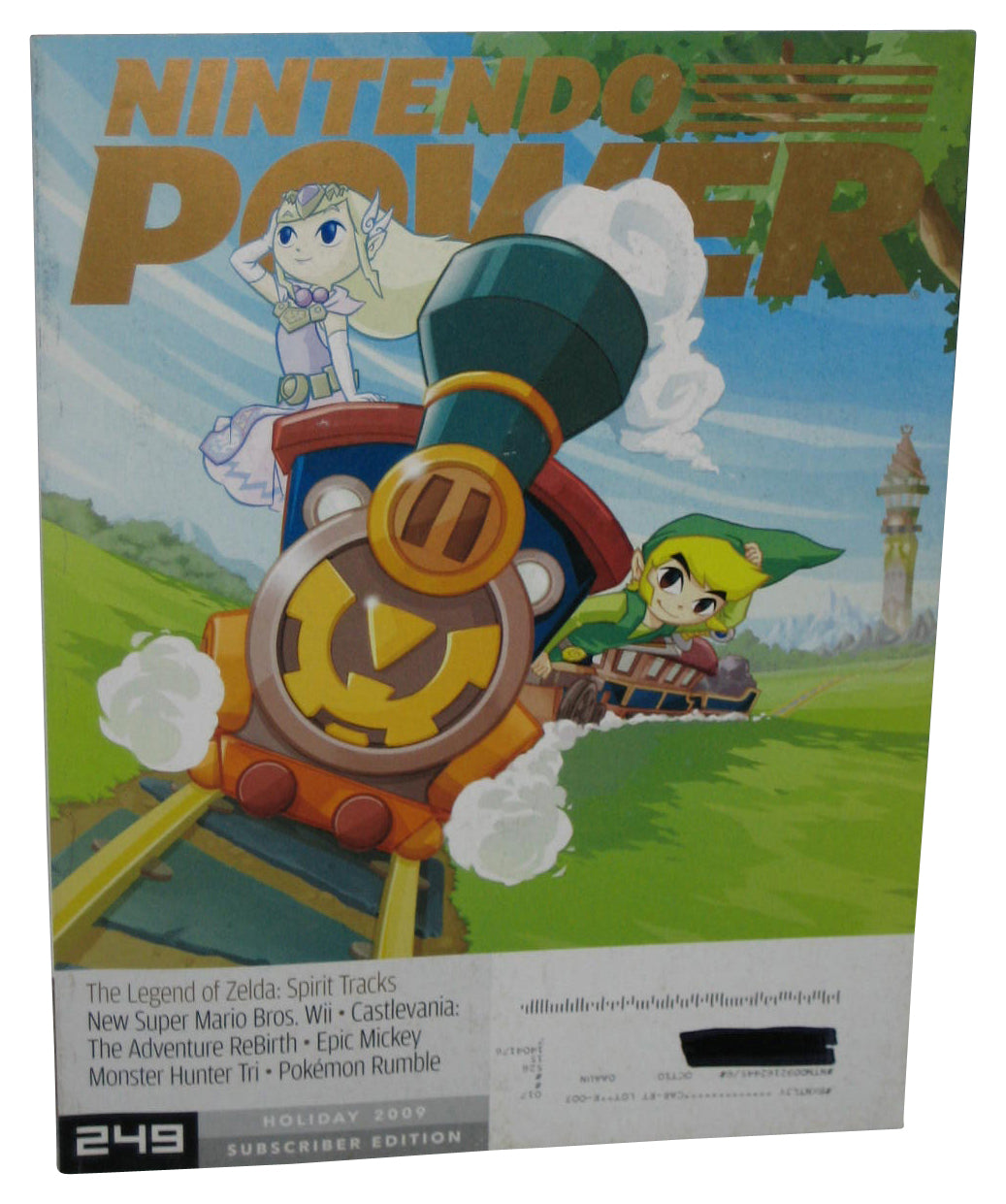 Nintendo Power Holiday 2009 Magazine Book #249 - (Legend of Zelda Spirit Tracks Cover)