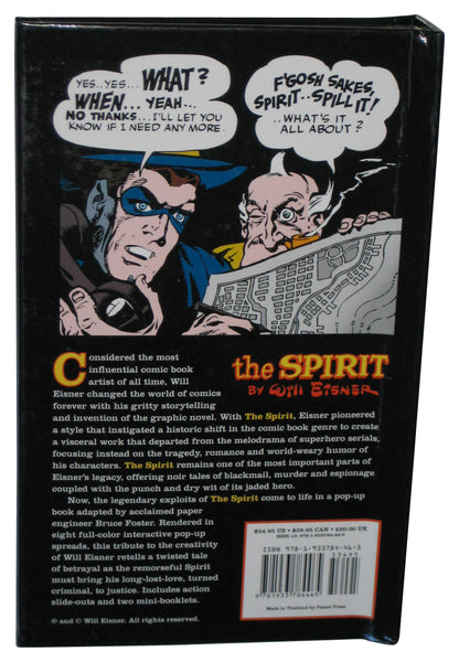 The Spirit A Pop-up Graphic Novel (2008) Hardcover Book