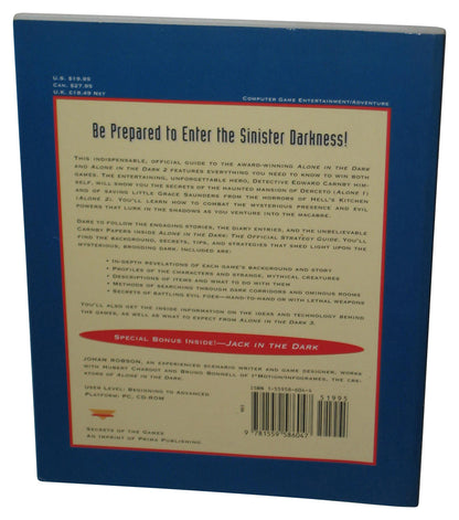 Alone In The Dark PC Windows (1994) Official Strategy Guide Book