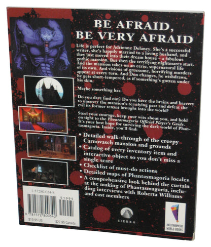 Phantasmagoria (1995) Sierra Official Players Strategy Guide Book