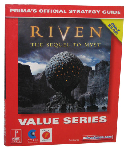 Riven The Sequel To Myst Prima Games (2000) Official Strategy Guide Book