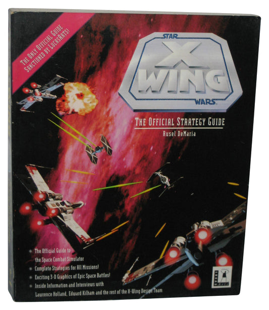 Star Wars X-Wing PC Windows (1993) Official Strategy Guide Book