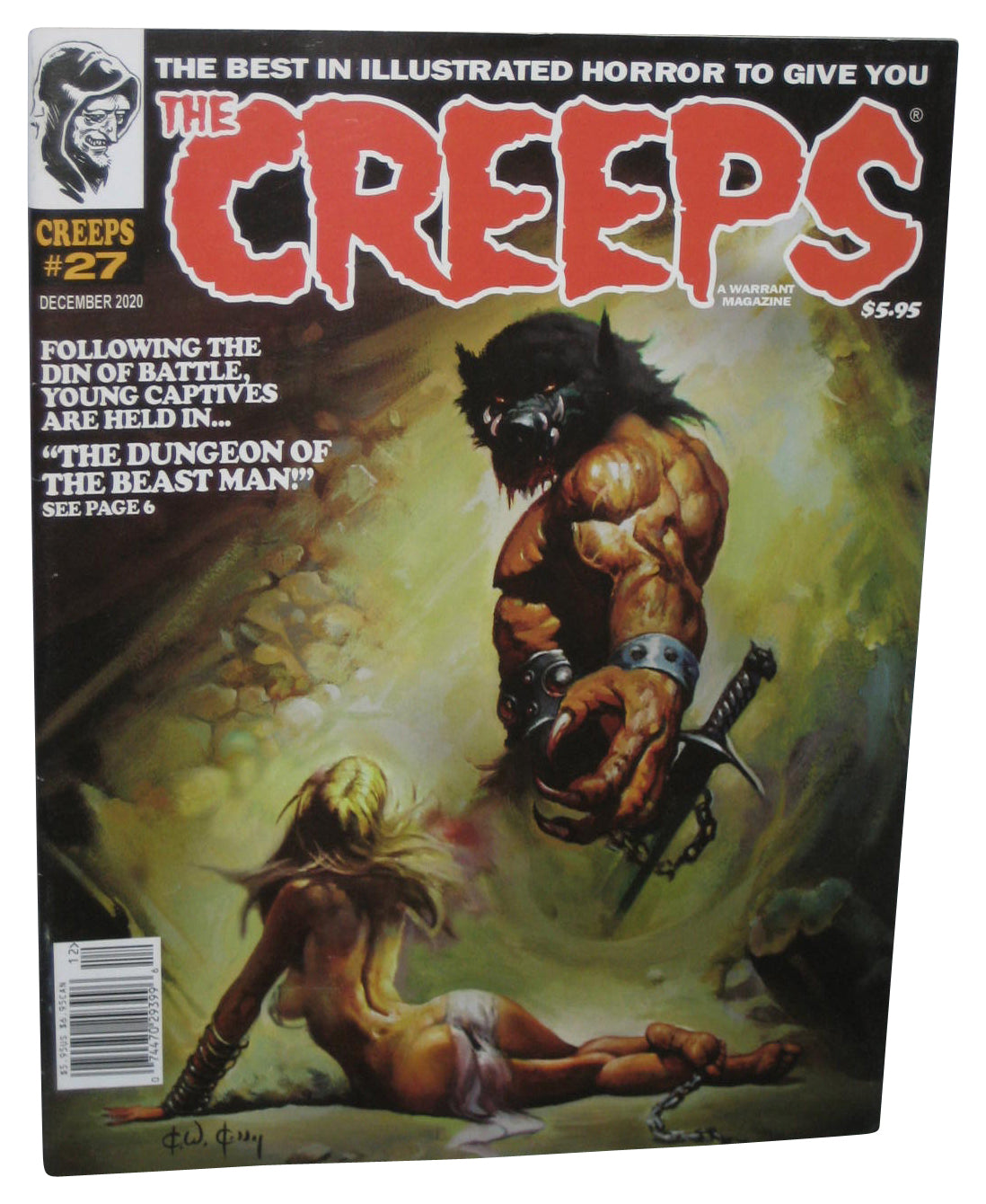 The Creeps December 2020 Horror Magazine Book #27