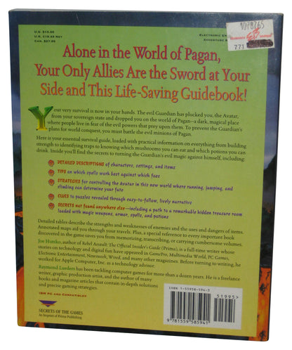 Pagan Ultima VIII Prima Games (1994) The Ultimate Strategy Guide Book