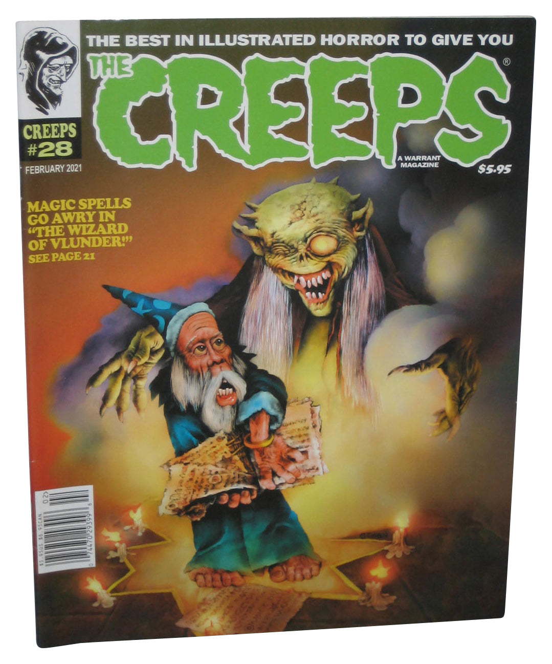 The Creeps February 2021 Horror Magazine Book #28
