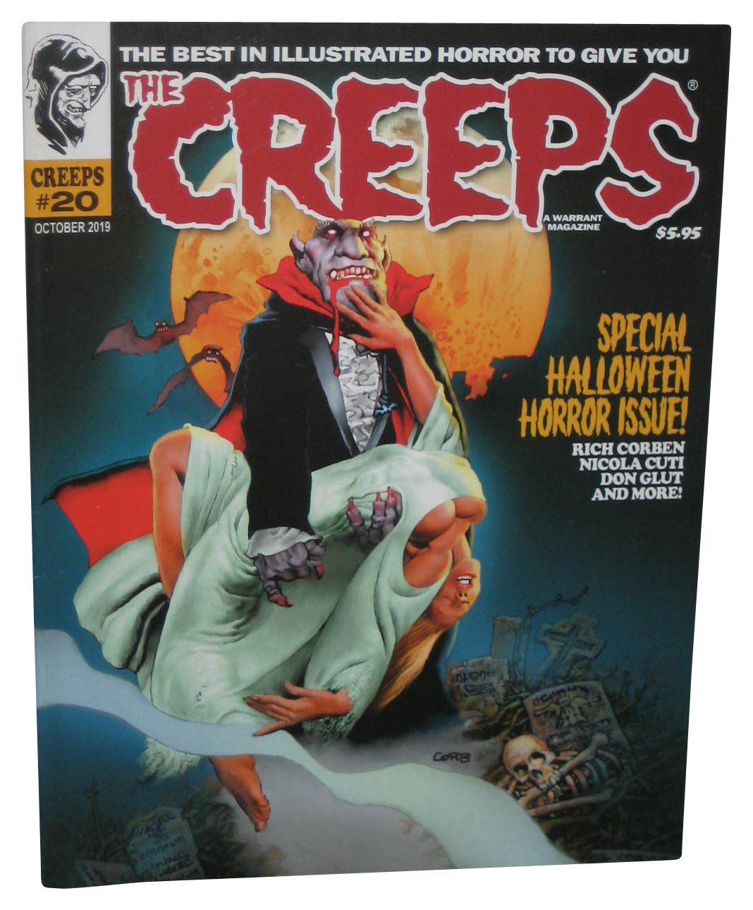 The Creeps October 2019 Horror Magazine Book #20