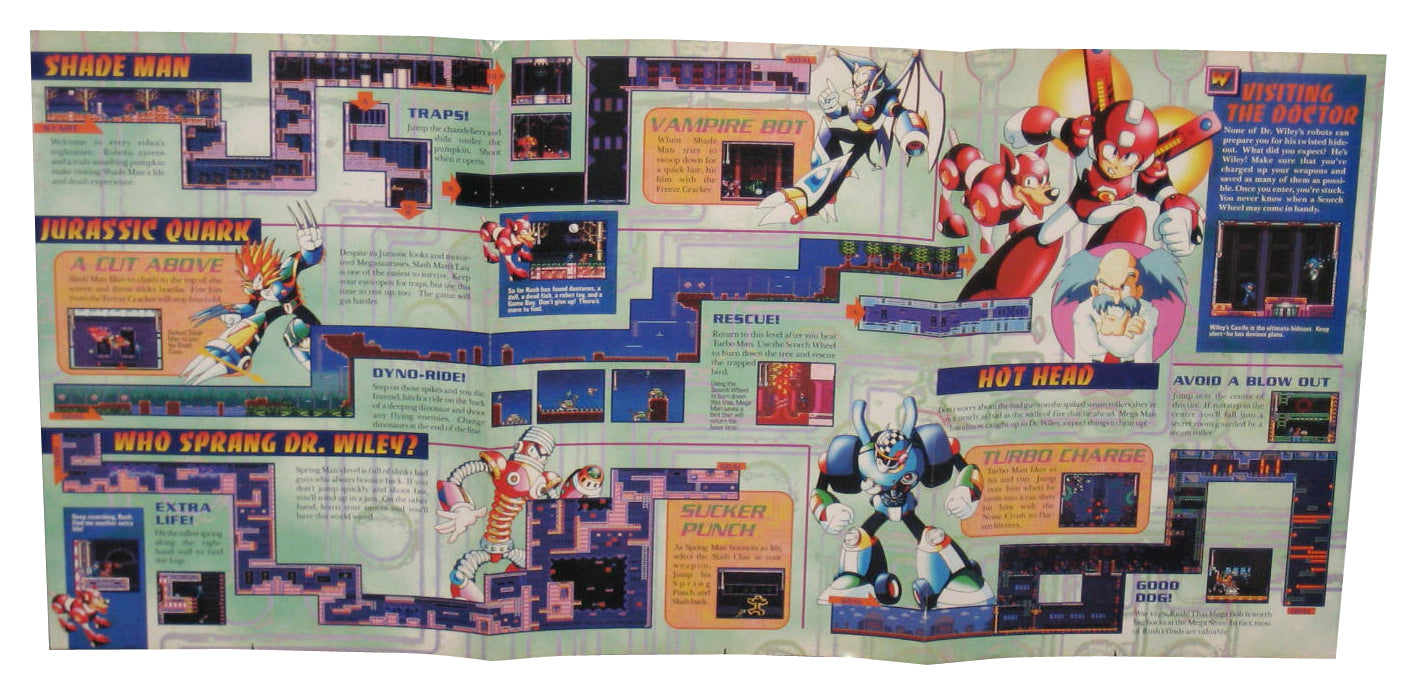 Nintendo Power Water World (1995) Video Game Pull-Out Poster