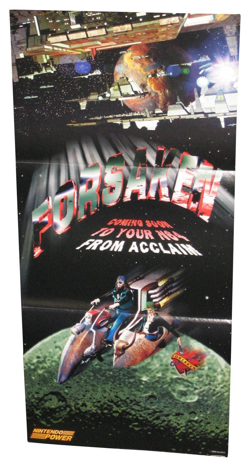Nintendo Power Forsaken (1998) Acclaim Video Game Pull-Out Poster