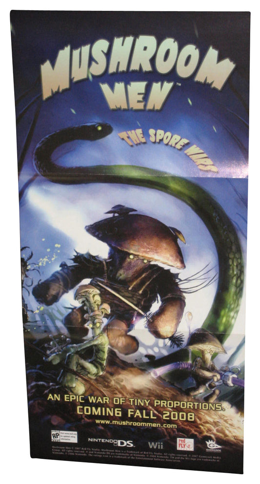 Nintendo Power Mushroom Men The Spore Wars (2007) Video Game Pull-Out Poster