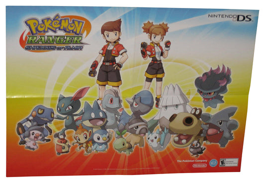 Nintendo Power Pokemon Ranger Shadows of Almia (2008) Video Game Pull-Out Poster