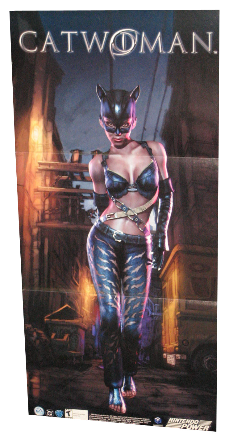 Nintendo Power Pokemon Catwoman (2004) Video Game Pull-Out Poster