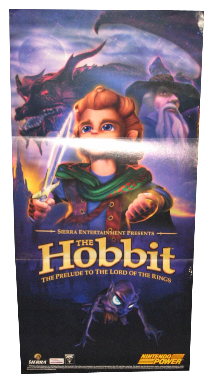 Nintendo Power The Hobbit (2003) Sierra Video Game Pull-Out Poster