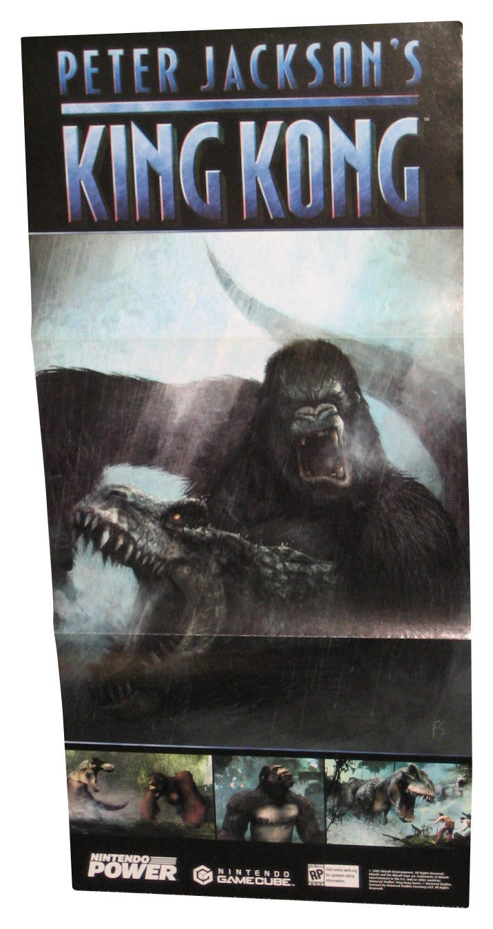 Nintendo Power Gamecube King Kong (2005) Video Game Pull-Out Poster