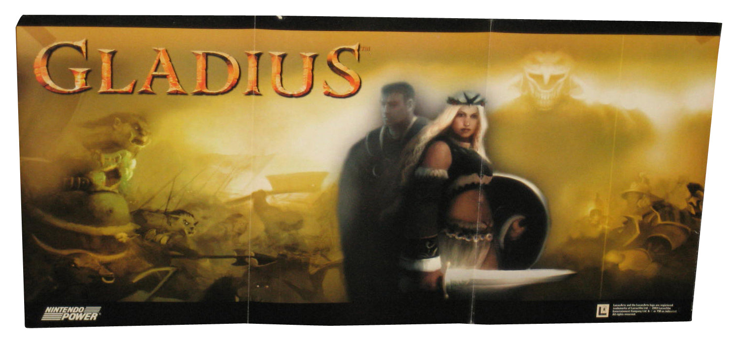 Nintendo Power Gladius (2003) Video Game Pull-Out Poster